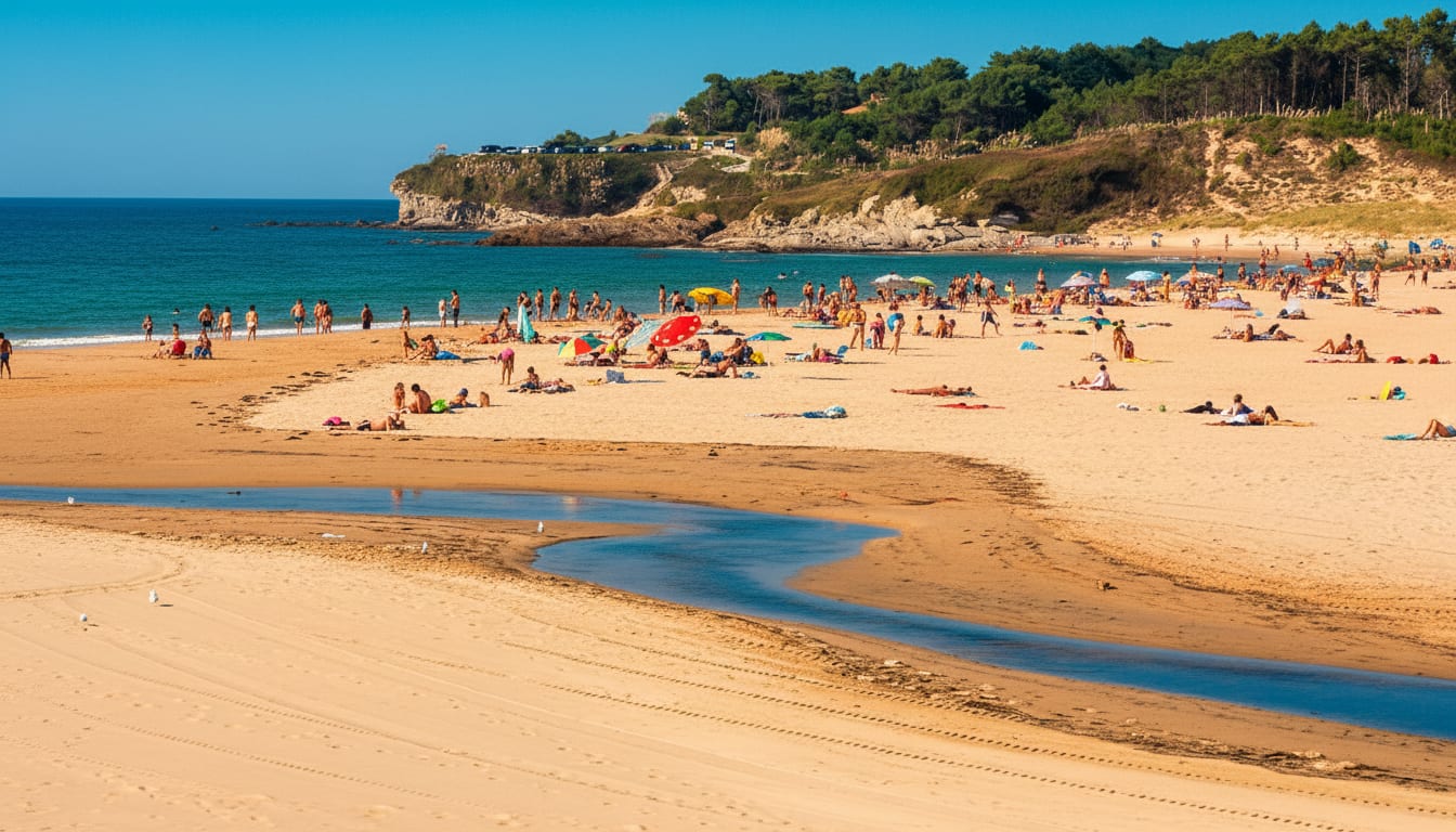 Playa de Loredo, Cantabria – Tipo de ola: Beach break suave, izquierdas y derechas